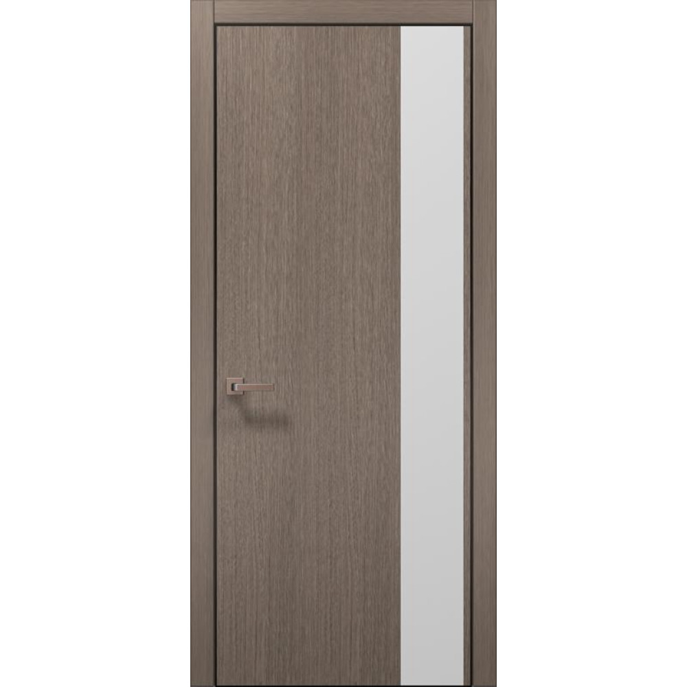 Двері Папа Карло Plato PL-05 Ч, кромка алюміній чорний