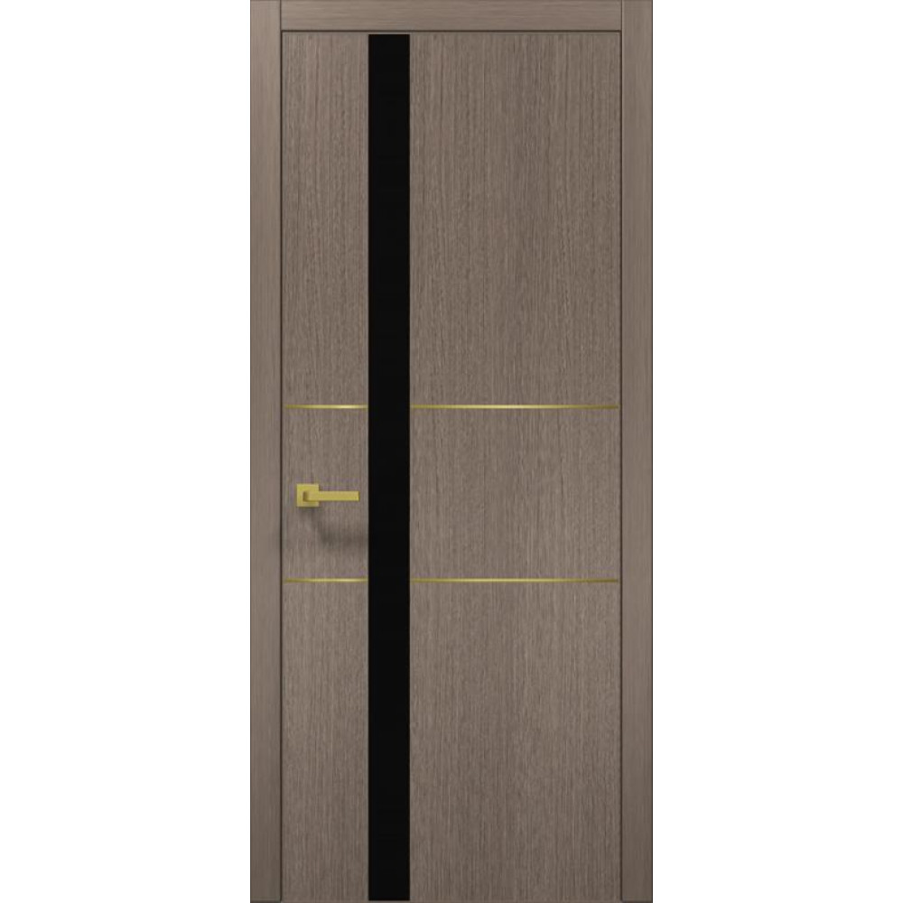 Двері Папа Карло Plato PL-08 з золотою ABC кромкою