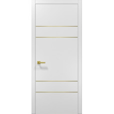 Двері Папа Карло Plato PL-09 з золотою ABC кромкою