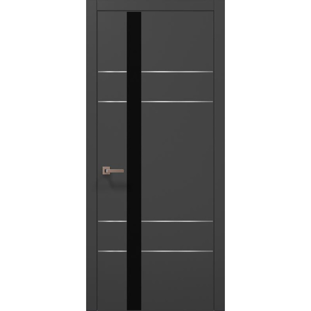 Двері Папа Карло Plato PL-10 з чорною ABC кромкою