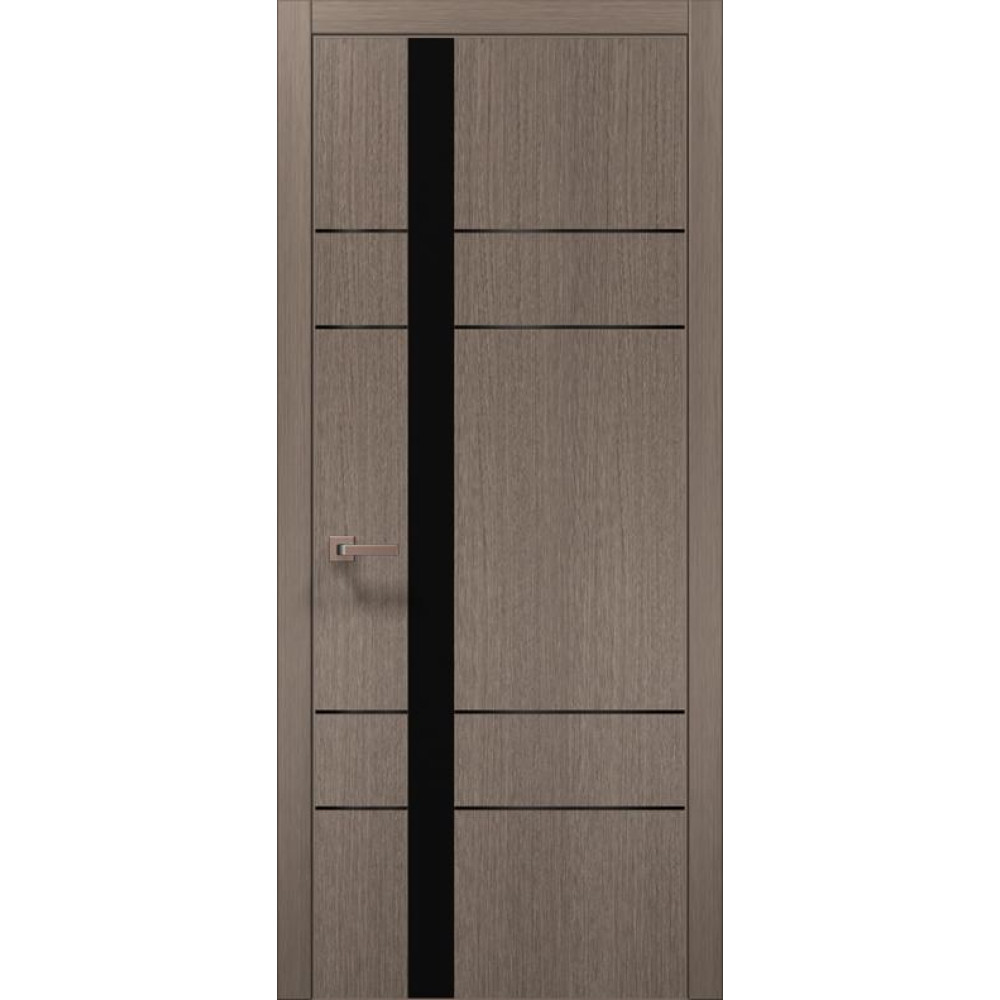 Двері Папа Карло Plato PL-10 з чорною ABC кромкою