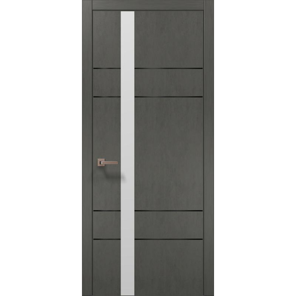 Двері Папа Карло Plato PL-10 з чорною ABC кромкою