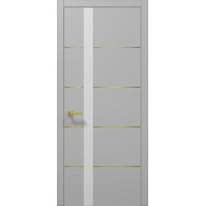 Двері Папа Карло Plato PL-12 з золотою ABC кромкою