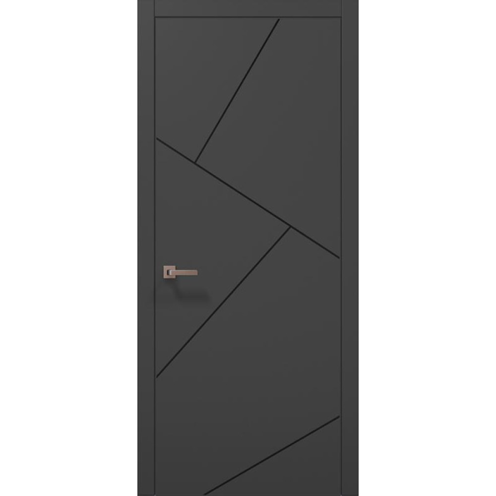 Двері Папа Карло Plato PL-15 з чорною ABC кромкою