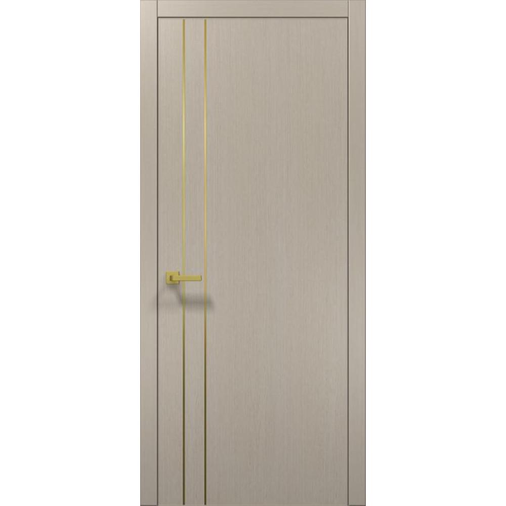 Двері Папа Карло Plato PL-24 з чорною ABC кромкою