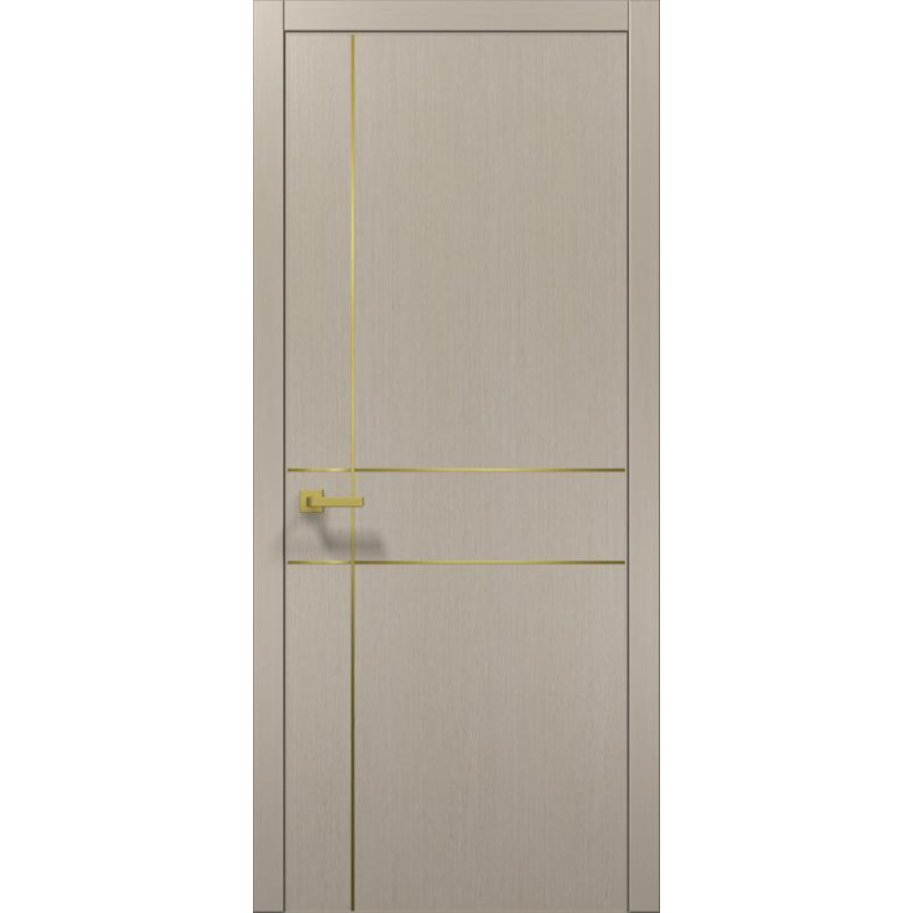 Двері Папа Карло Plato PL-30 з золотою ABC кромкою