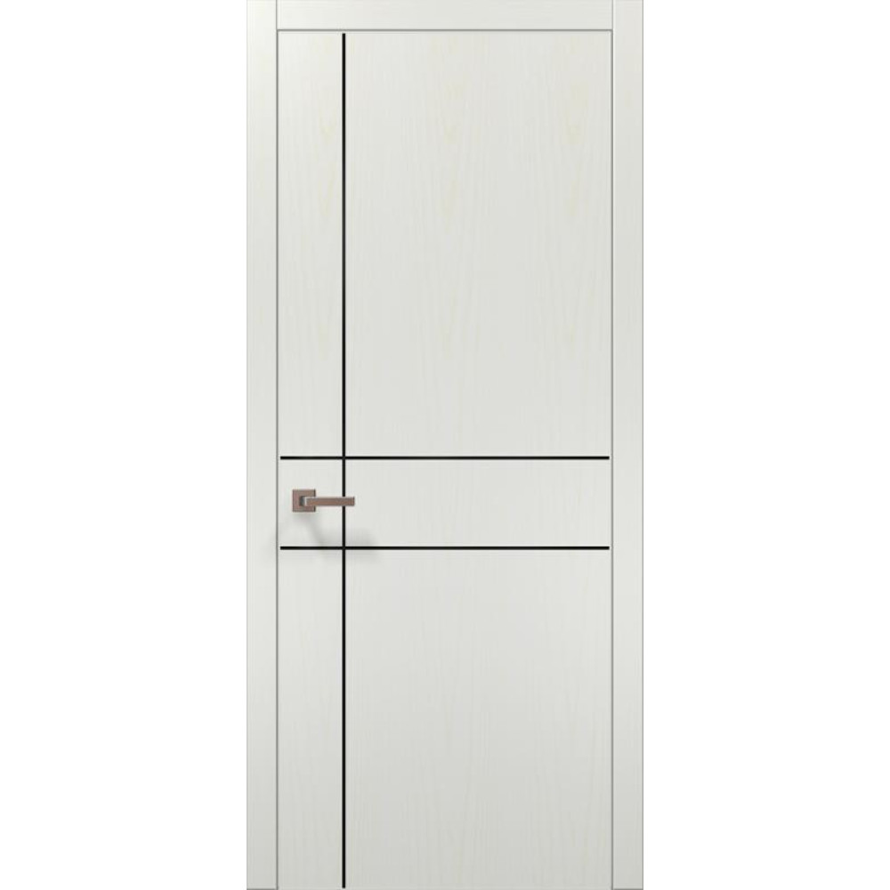 Двері Папа Карло Plato PL-30 з чорною ABC кромкою