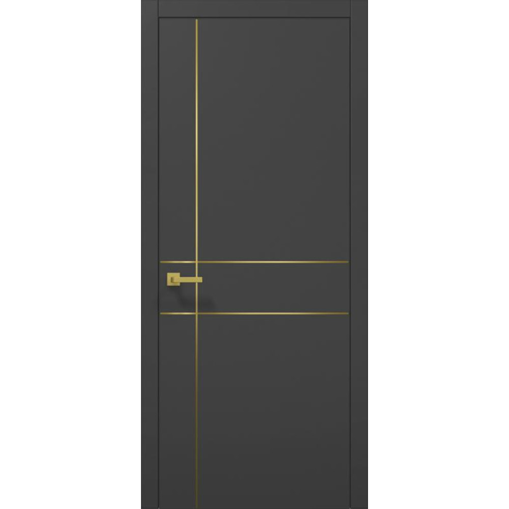 Двері Папа Карло Plato PL-30 з золотою ABC кромкою