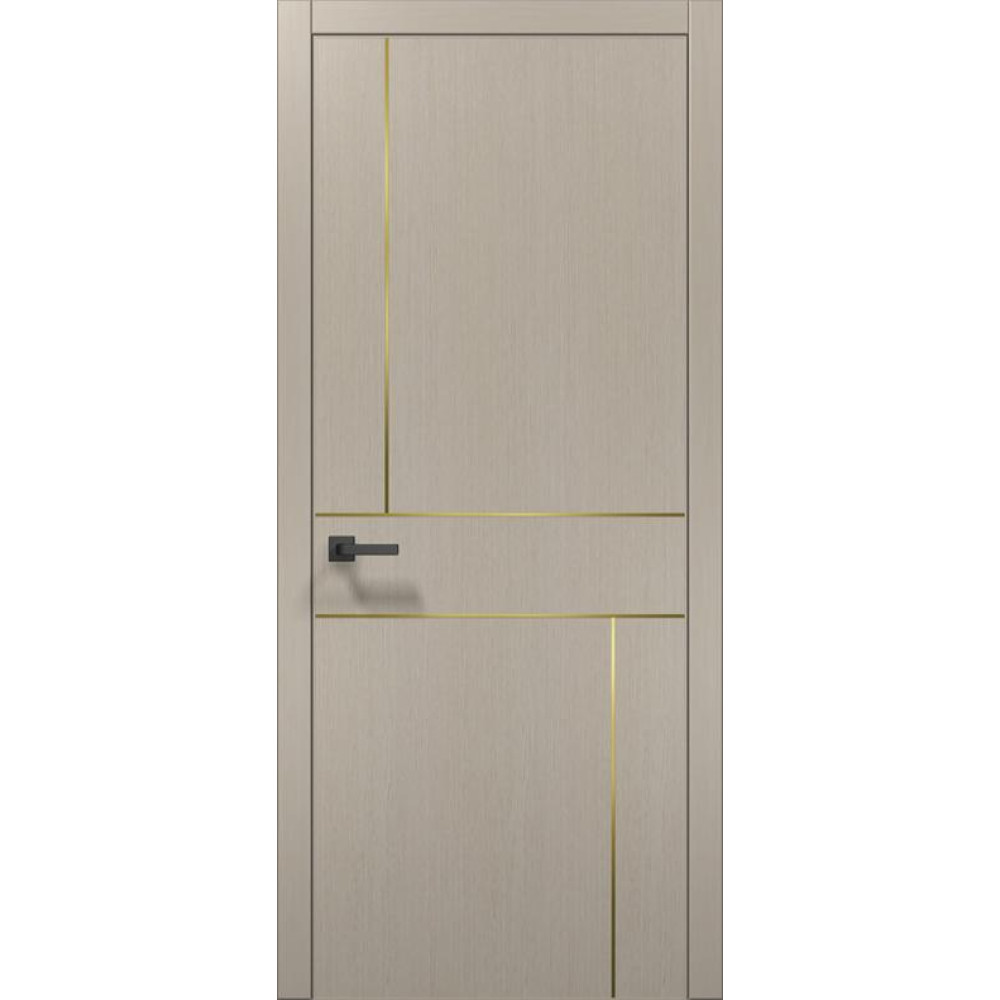 Двері Папа Карло Plato PL-34 з золотою ABC кромкою
