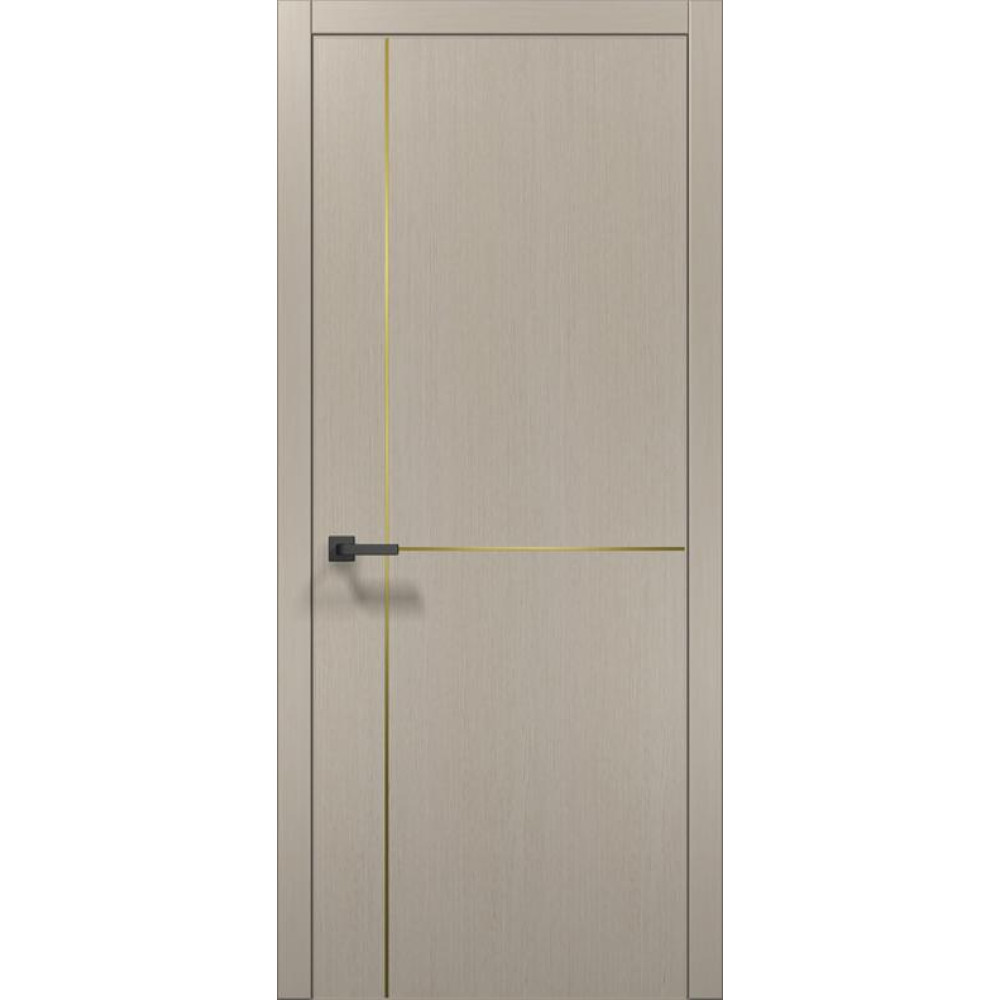 Двері Папа Карло Plato PL-35 з золотою ABC кромкою