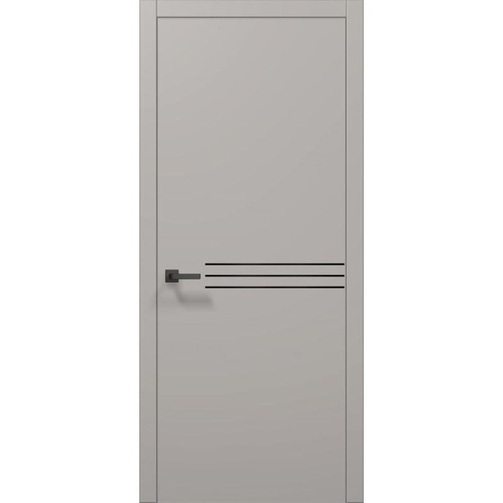 Двері Папа Карло Plato PL-38 з чорною ABC кромкою