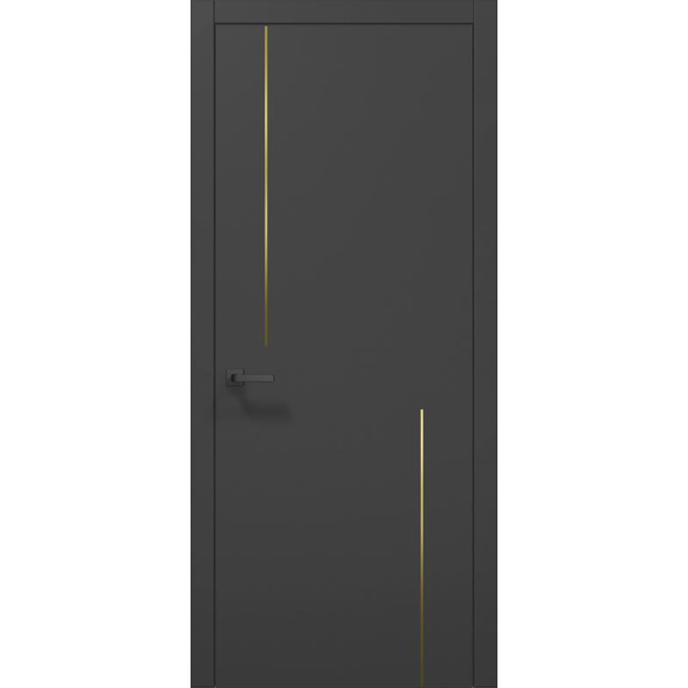 Двері Папа Карло Plato PL-39 з чорною ABC кромкою