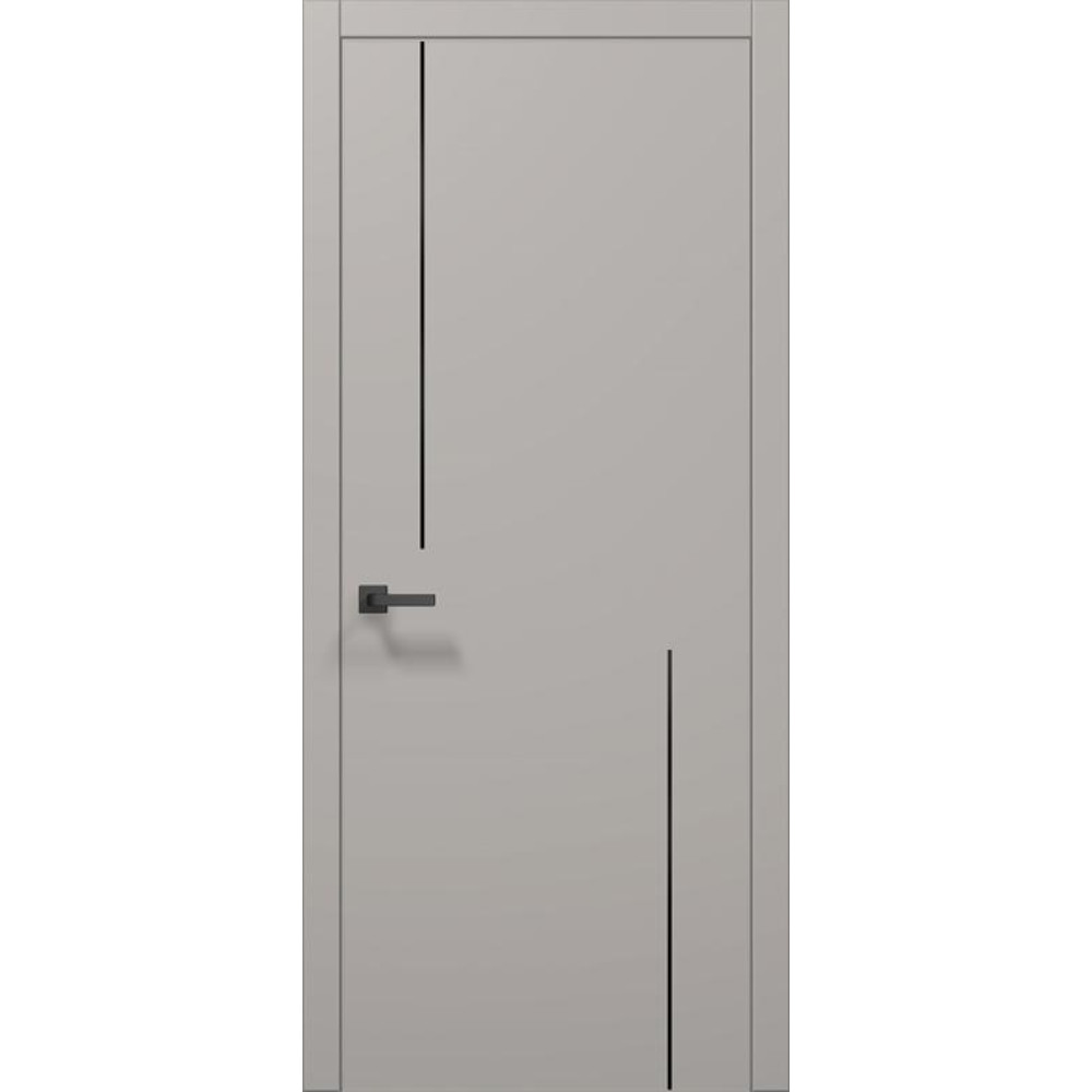Двері Папа Карло Plato PL-39 з чорною ABC кромкою