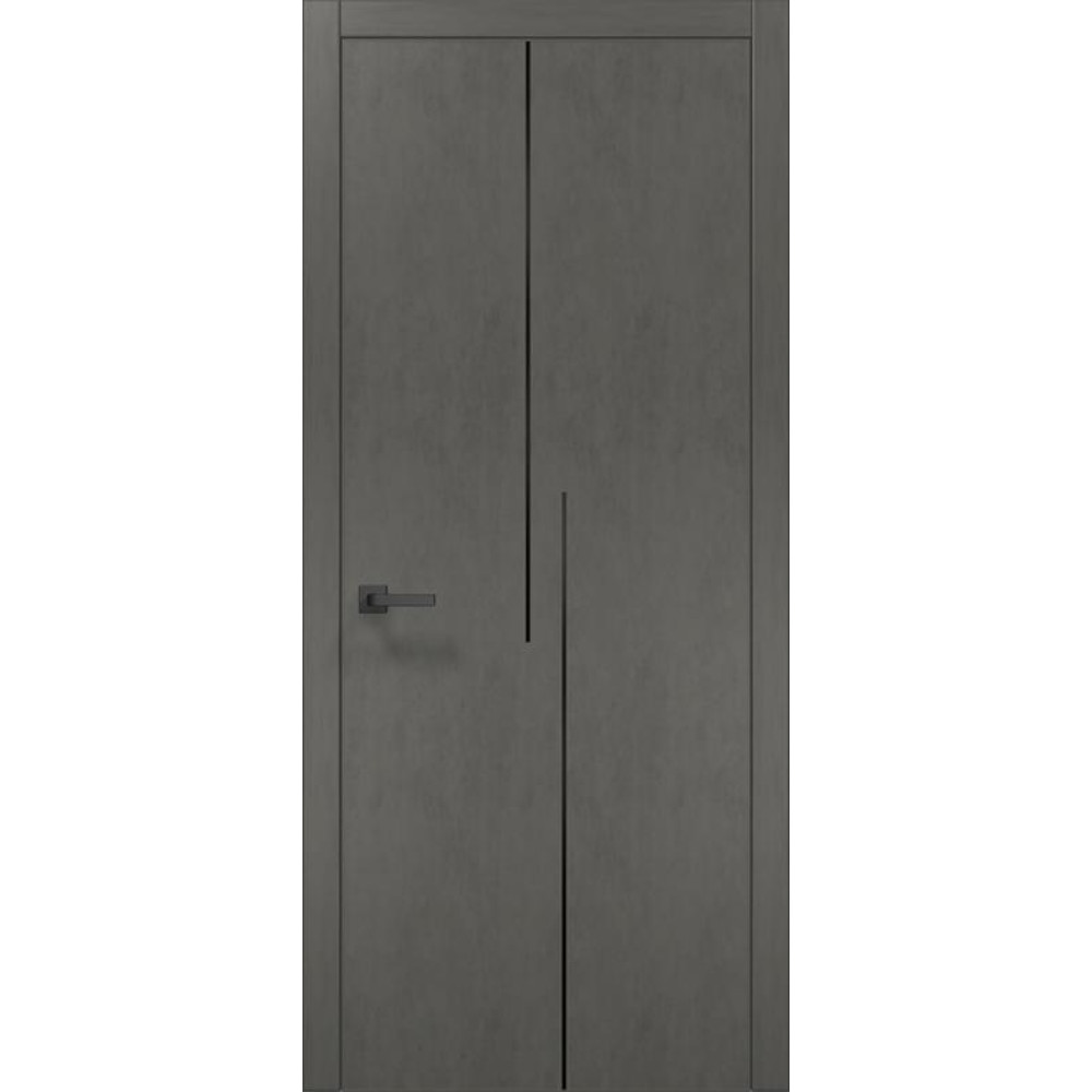 Двері Папа Карло Plato PL-40 з чорною ABC кромкою