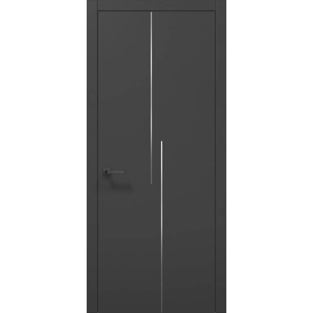 Двері Папа Карло Plato PL-40 з чорною ABC кромкою