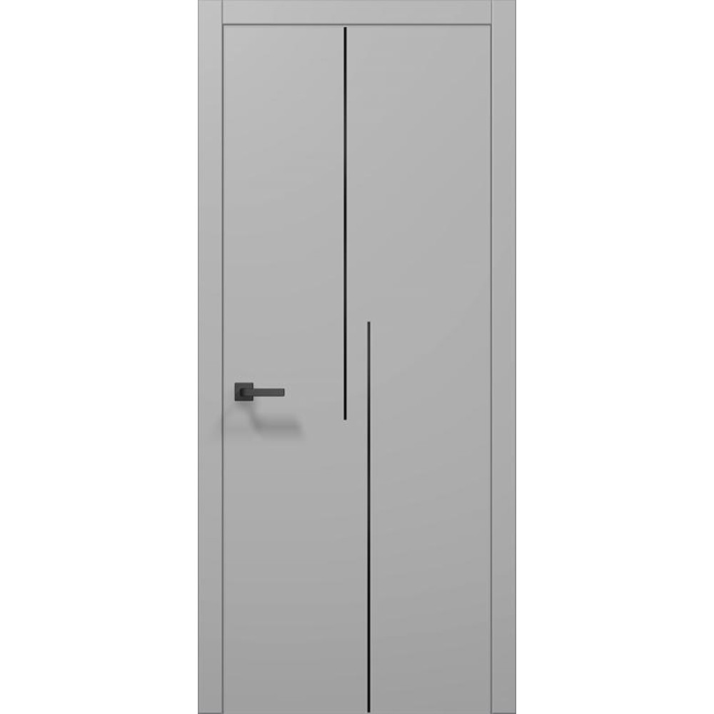 Двері Папа Карло Plato PL-40 з чорною ABC кромкою