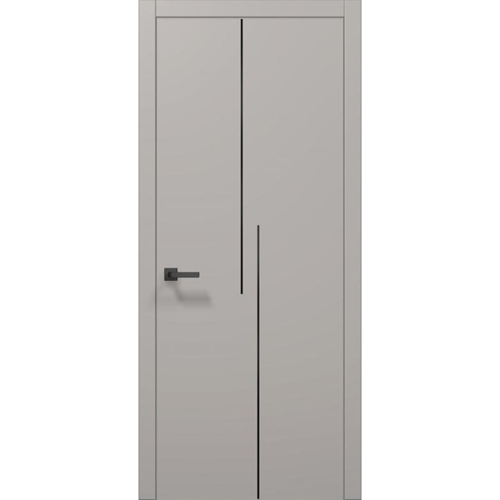 Двері Папа Карло Plato PL-40 з чорною ABC кромкою
