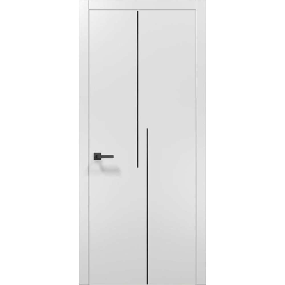 Двері Папа Карло Plato PL-40 з чорною ABC кромкою