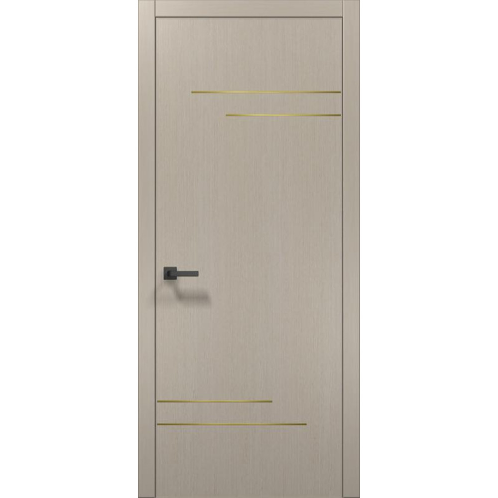 Двері Папа Карло Plato PL-42 з чорною ABC кромкою