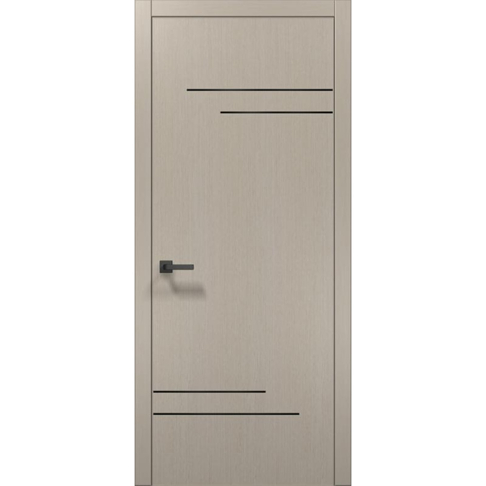 Двері Папа Карло Plato PL-42 з чорною ABC кромкою