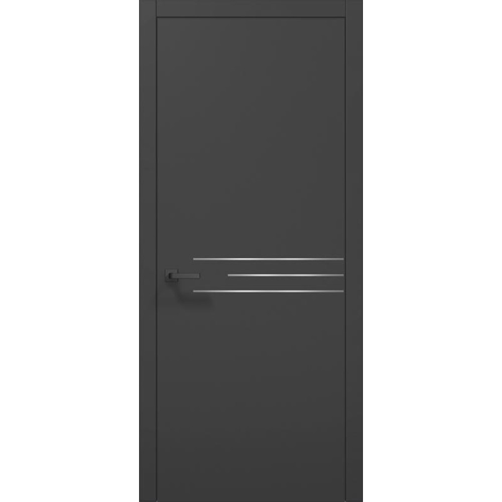 Двері Папа Карло Plato PL-43 з чорною ABC кромкою
