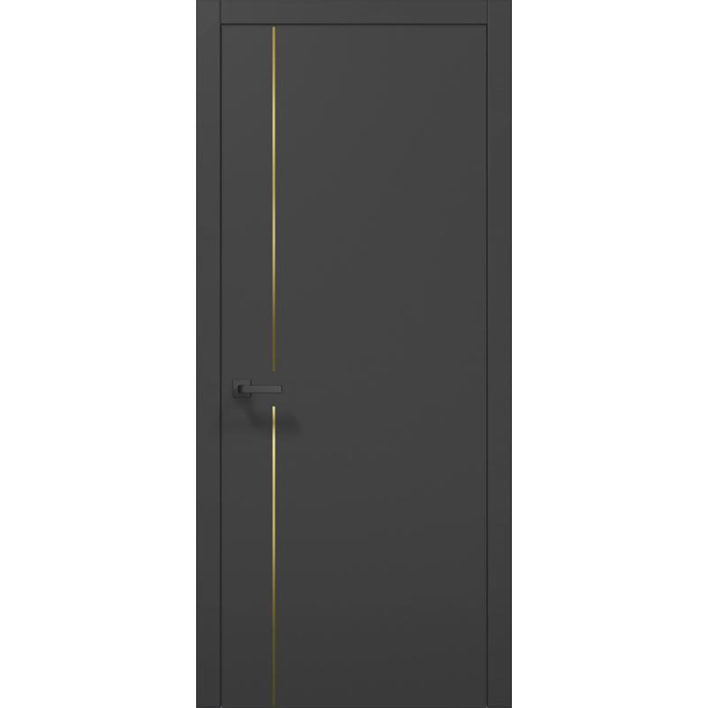 Двері Папа Карло Plato PL-44 з чорною ABC кромкою