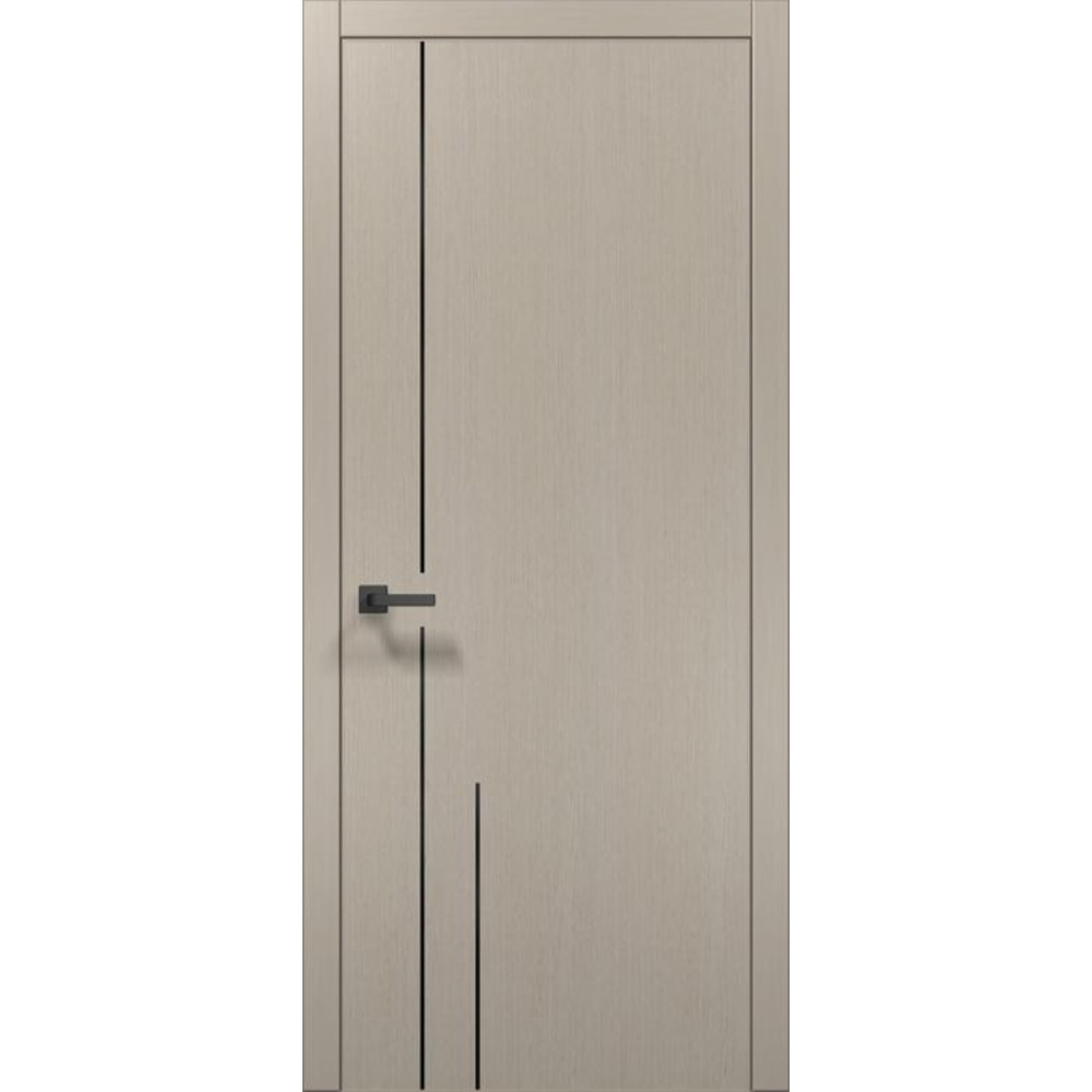 Двері Папа Карло Plato PL-45 з чорною ABC кромкою