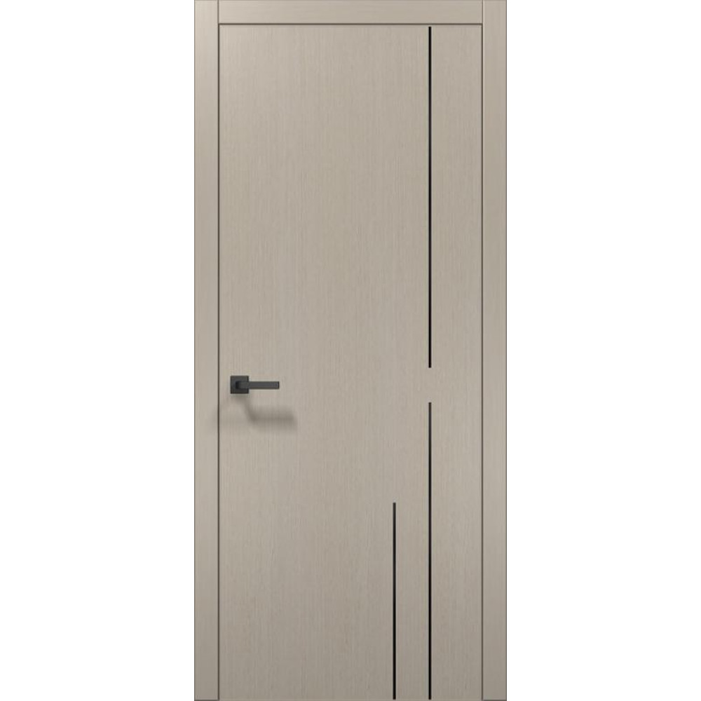 Двері Папа Карло Plato PL-46 з чорною ABC кромкою