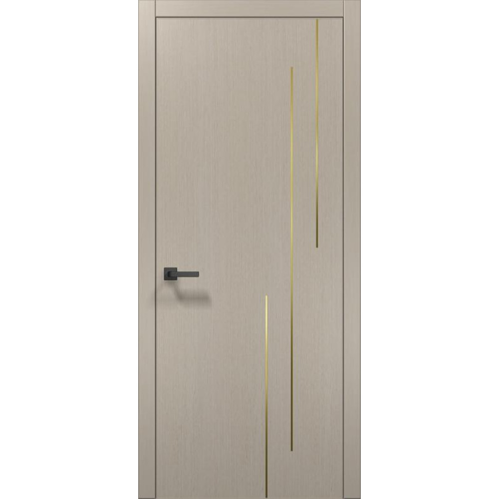 Двері Папа Карло Plato PL-48 з золотою ABC кромкою