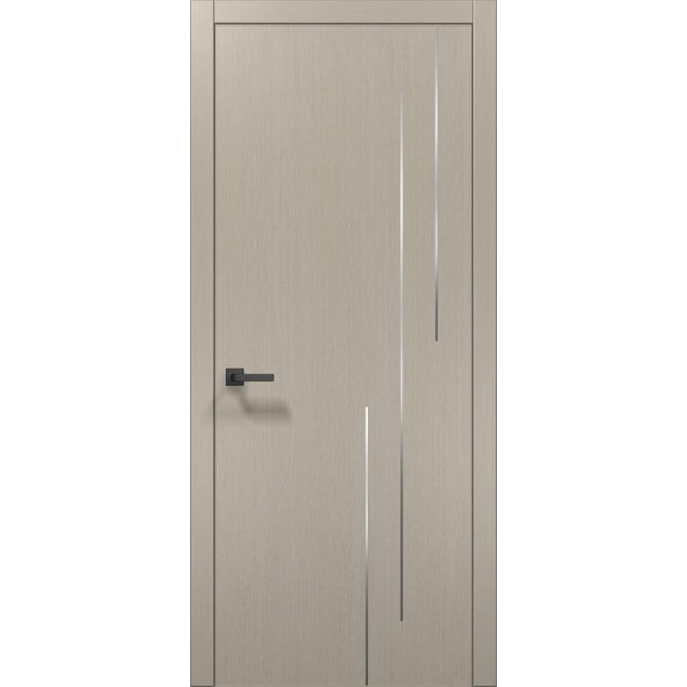 Двері Папа Карло Plato PL-48 з чорною ABC кромкою