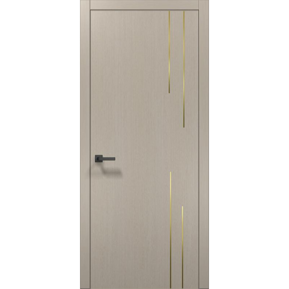 Двері Папа Карло Plato PL-50 з чорною ABC кромкою