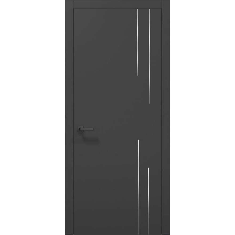 Двері Папа Карло Plato PL-50 з чорною ABC кромкою