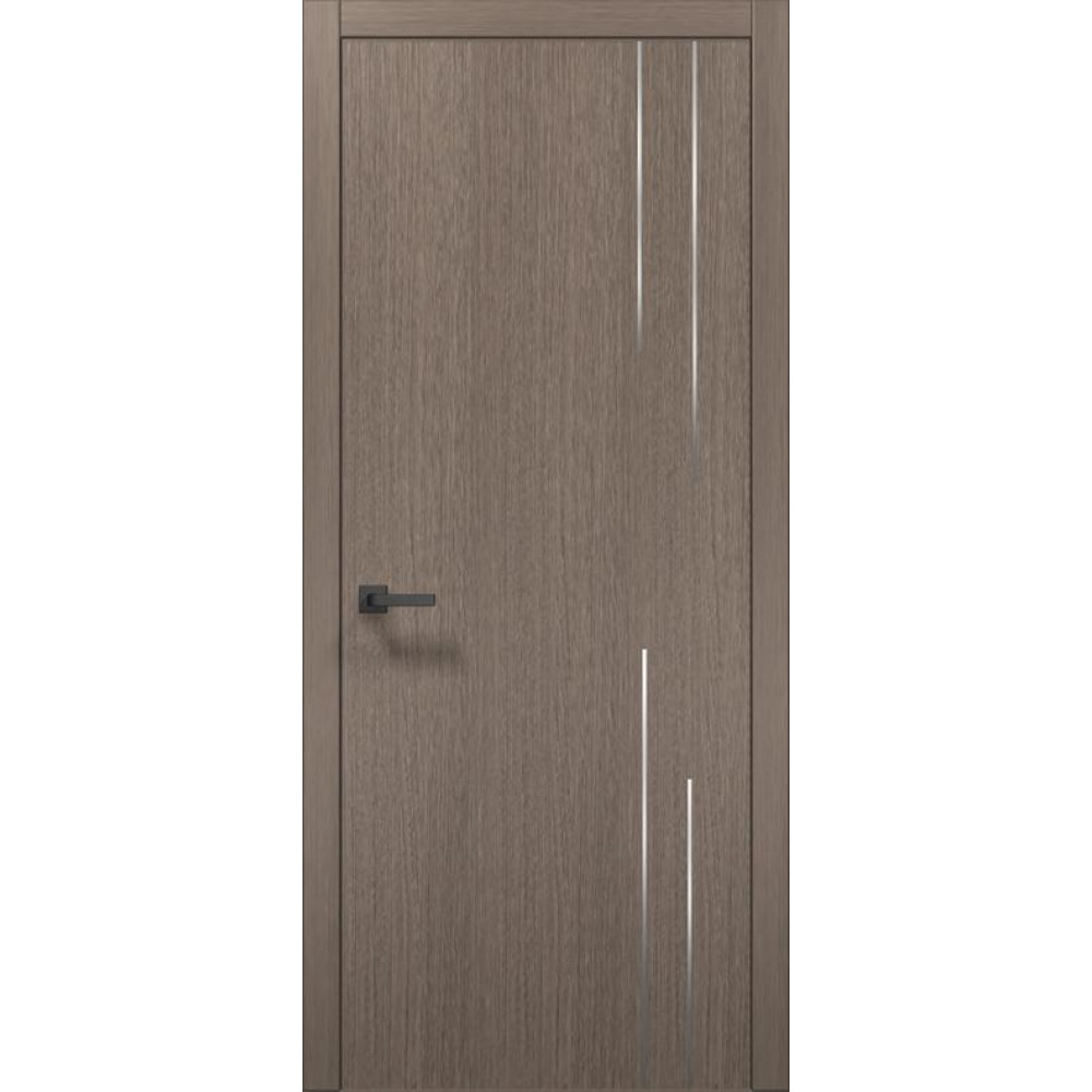 Двері Папа Карло Plato PL-50 з чорною ABC кромкою