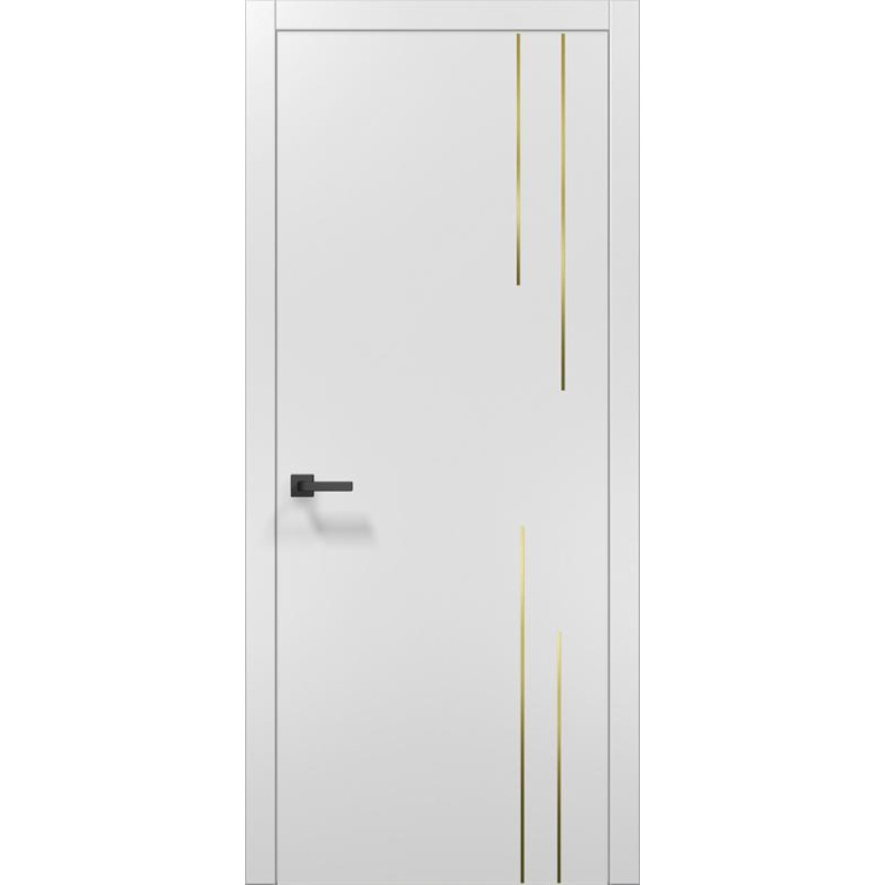 Двері Папа Карло Plato PL-50 з чорною ABC кромкою