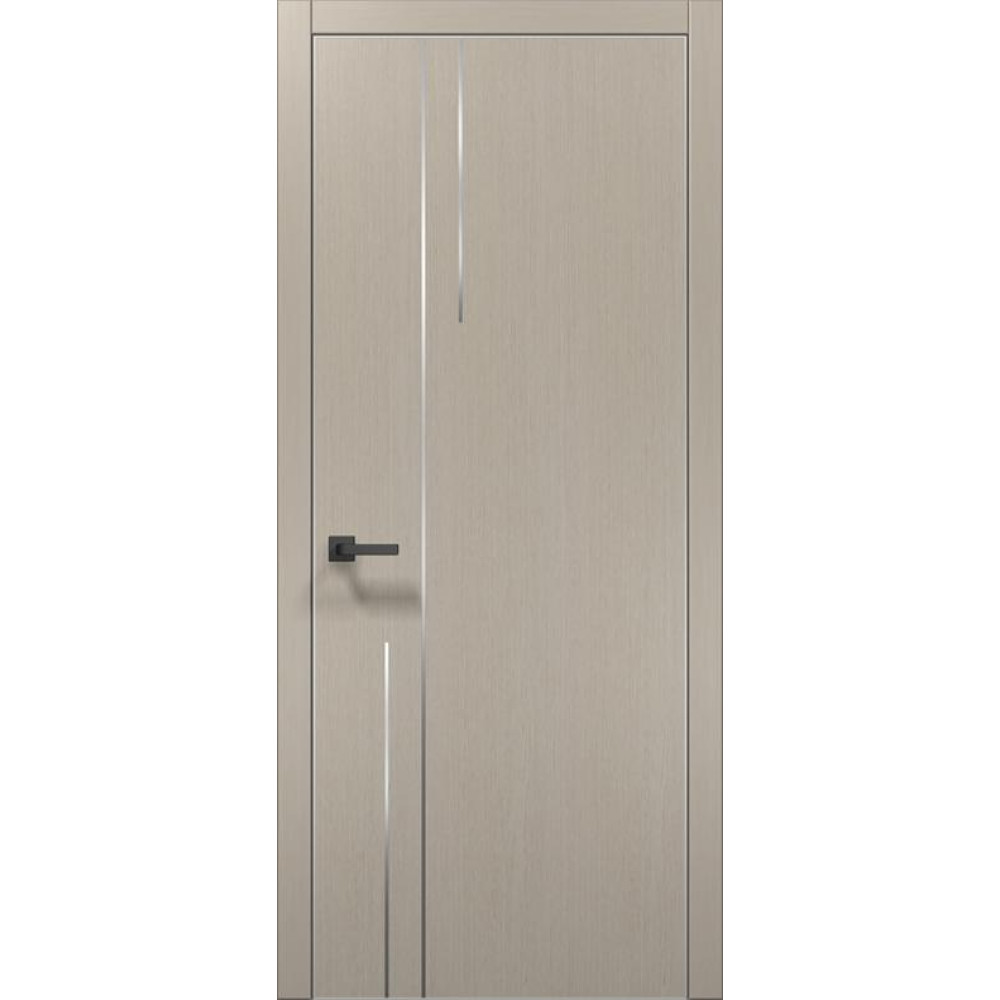 Двері Папа Карло Plato PL-51 С, кромка алюміній срібло