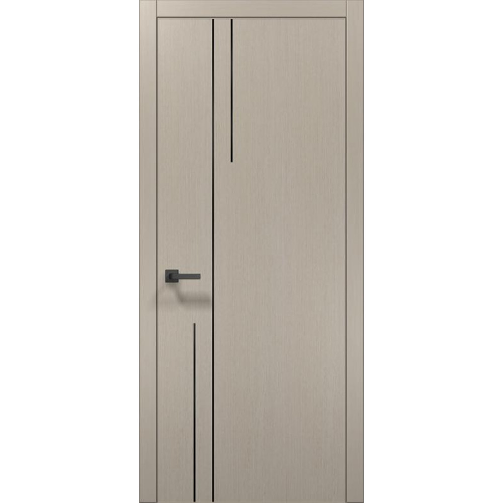Двері Папа Карло Plato PL-51 з чорною ABC кромкою