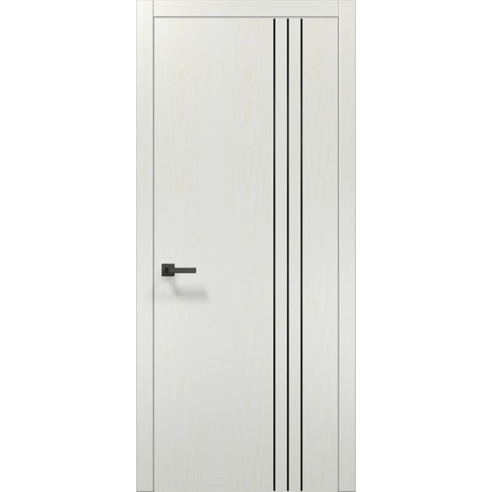 Двері Папа Карло Plato PL-53 з чорною ABC кромкою