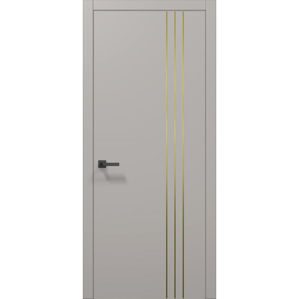 Двері Папа Карло Plato PL-53 з золотою ABC кромкою