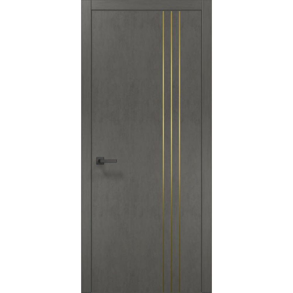 Двері Папа Карло Plato PL-53 з золотою ABC кромкою