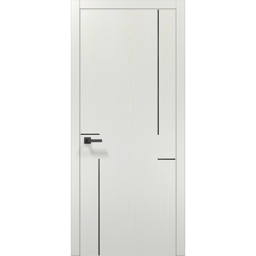 Двері Папа Карло Plato PL-55 з чорною ABC кромкою