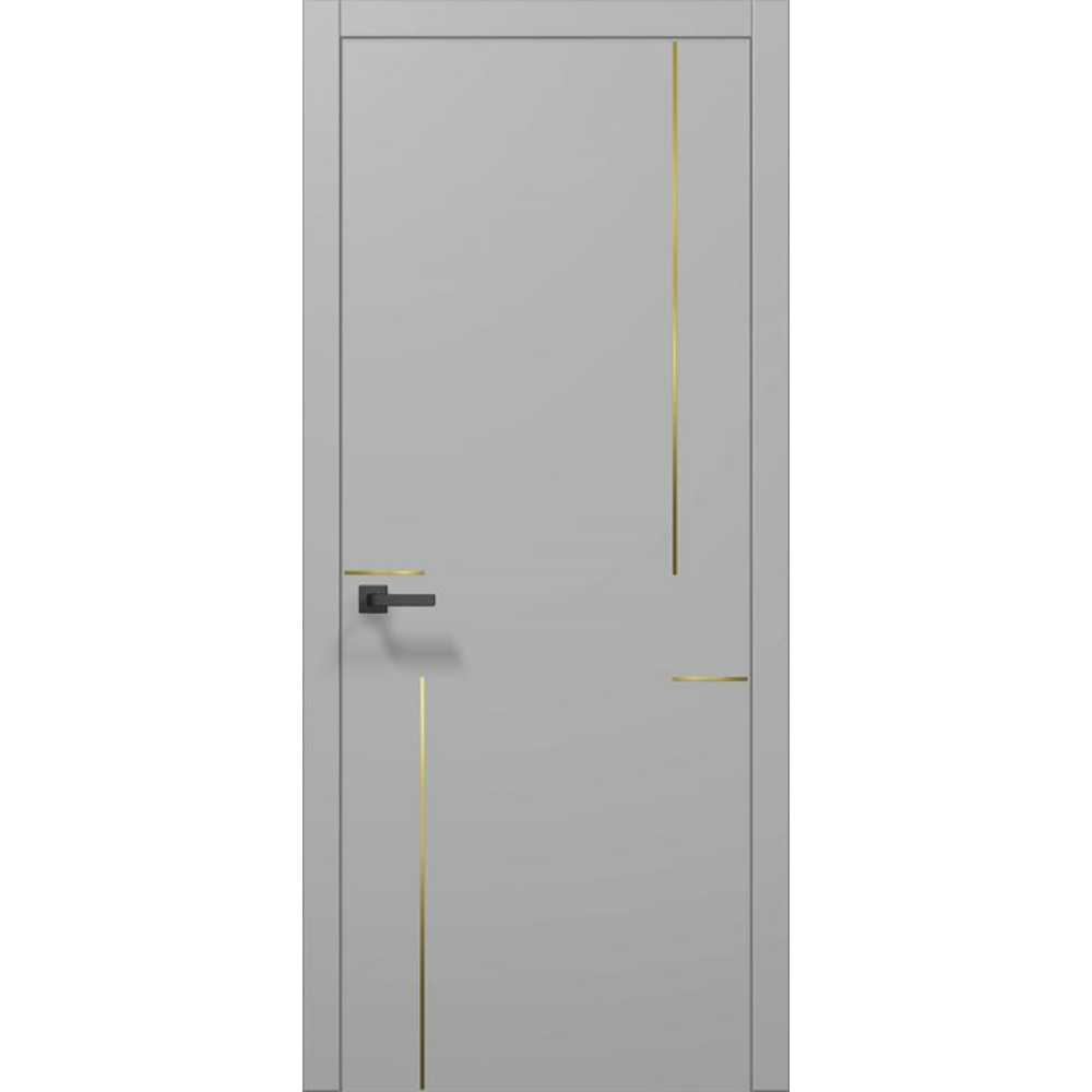 Двері Папа Карло Plato PL-55 з золотою ABC кромкою