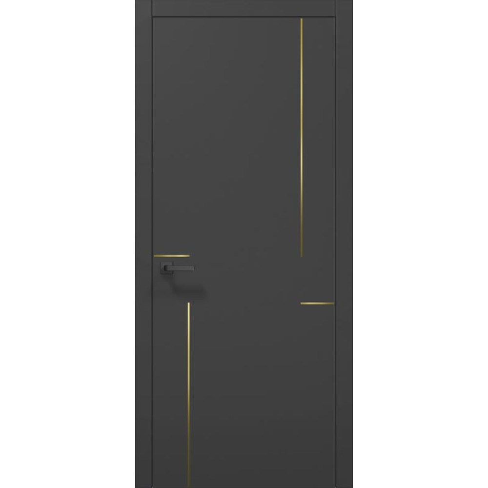 Двері Папа Карло Plato PL-55 з золотою ABC кромкою