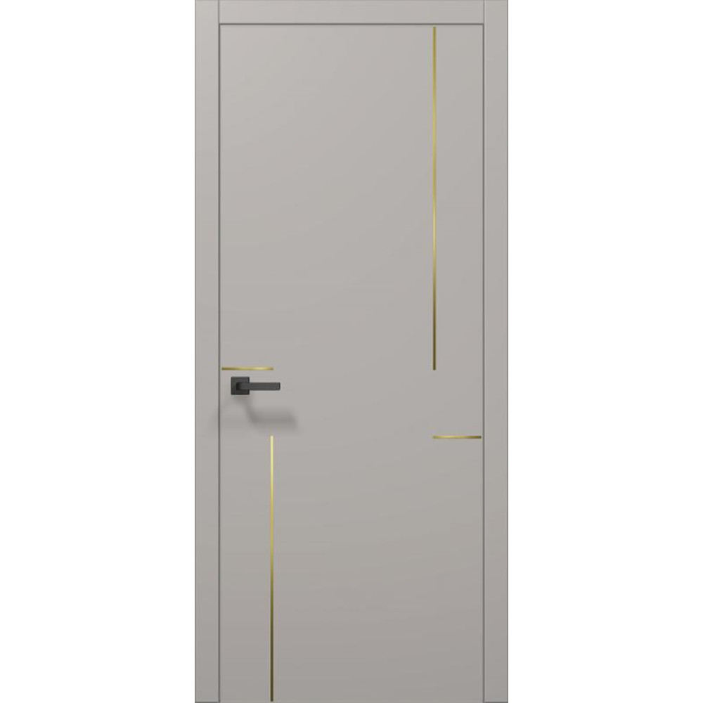 Двері Папа Карло Plato PL-55 з золотою ABC кромкою
