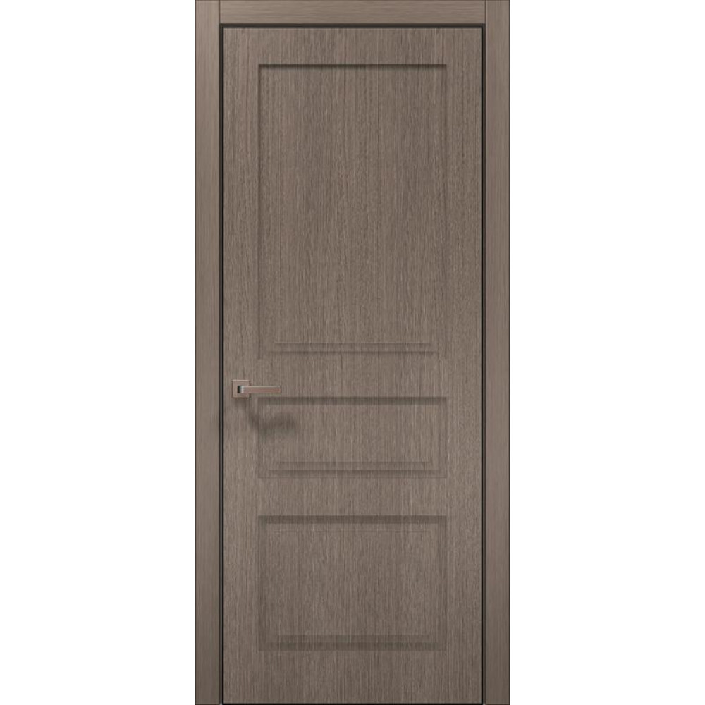 Двері Папа Карло Style ST-03 Ч, кромка алюміній чорний