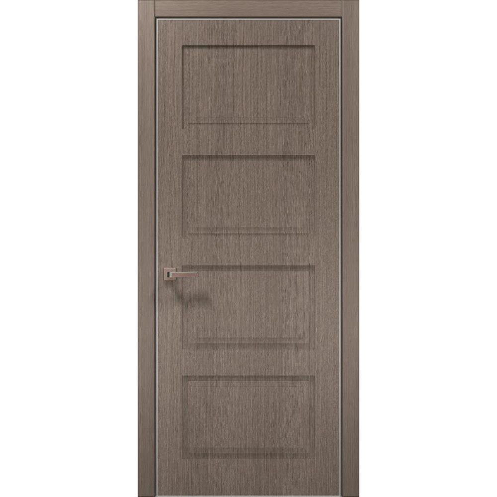 Двері Папа Карло Style ST-04 С, кромка алюміній срібло