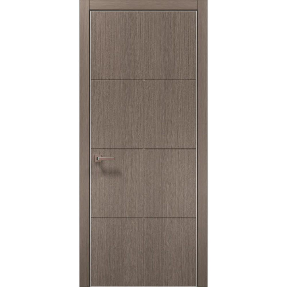 Двері Папа Карло Style ST-06 С, кромка алюміній срібло