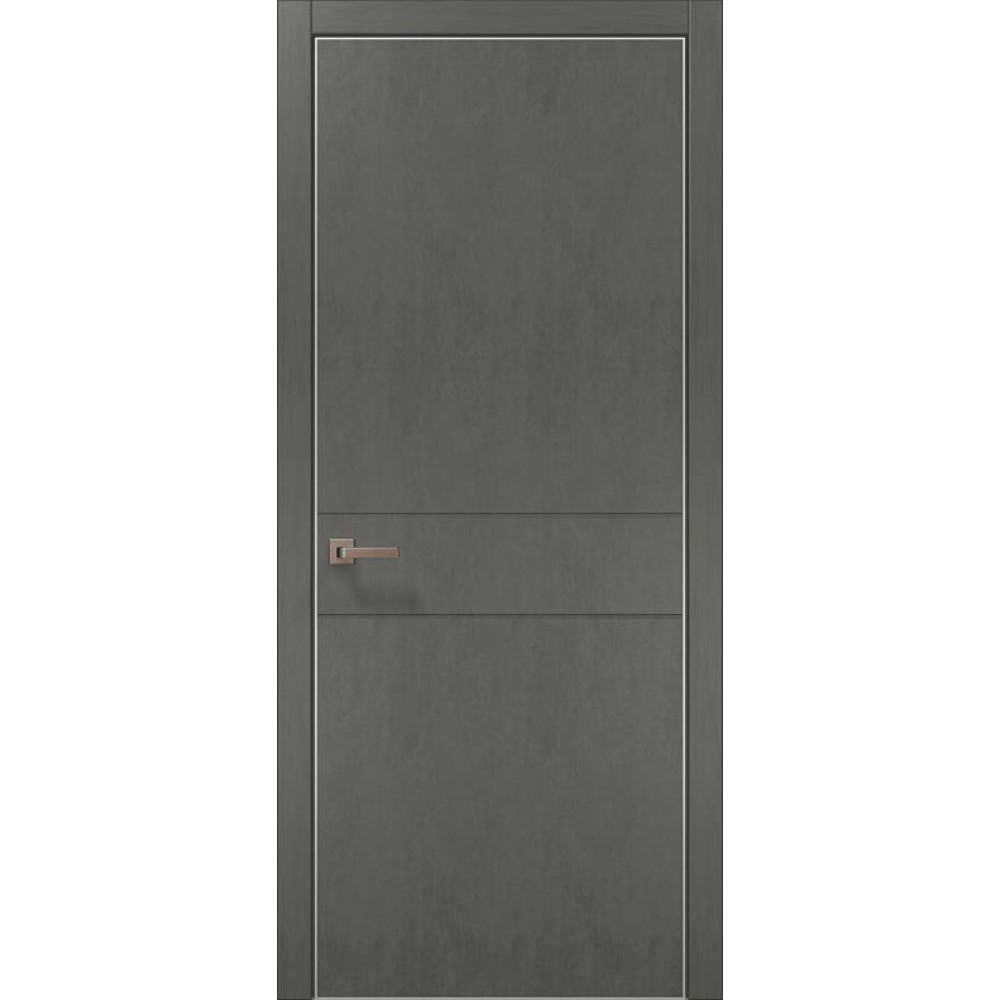 Двері Папа Карло Style ST-07 С, кромка алюміній срібло