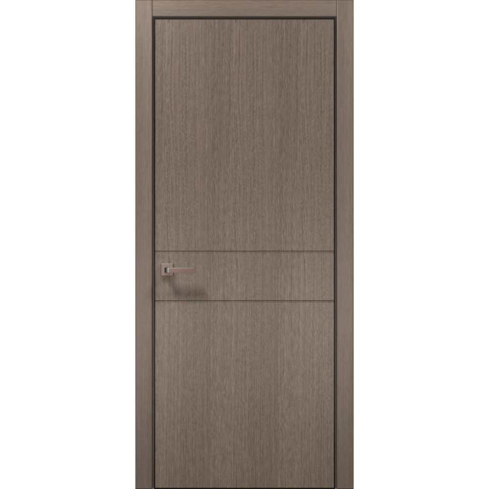 Двері Папа Карло Style ST-07 Ч, кромка алюміній чорний