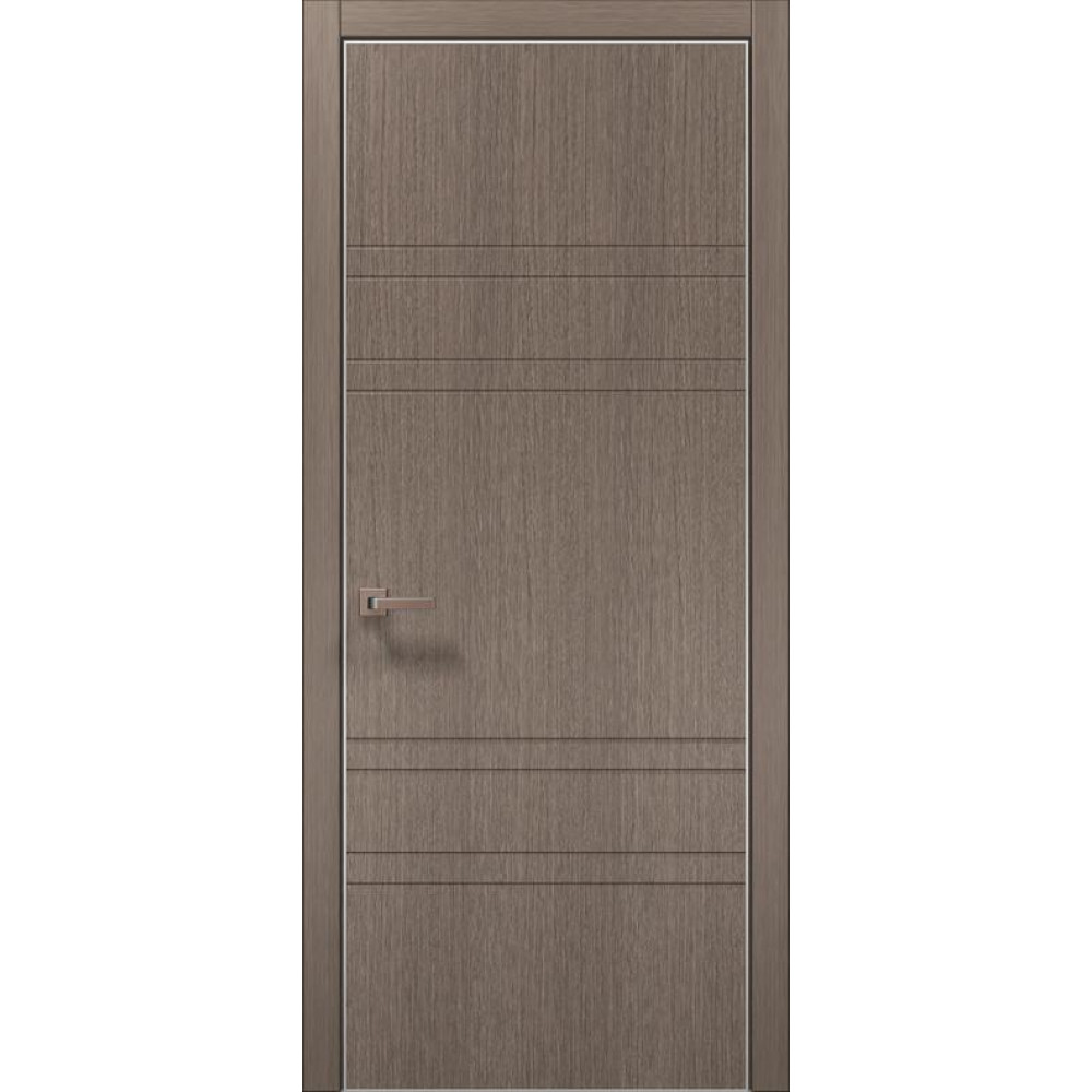 Двері Папа Карло Style ST-08 С, кромка алюміній срібло