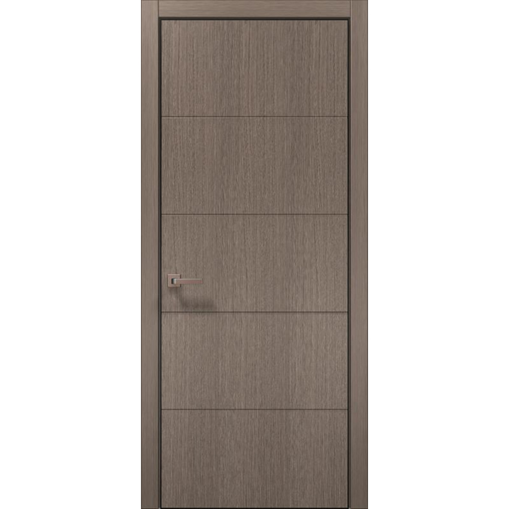 Двері Папа Карло Style ST-09 Ч, кромка алюміній чорний